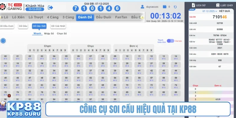Công cụ soi cầu hiệu quả tại KP88