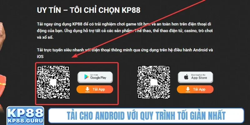 Tải cho Android với quy trình tối giản nhất